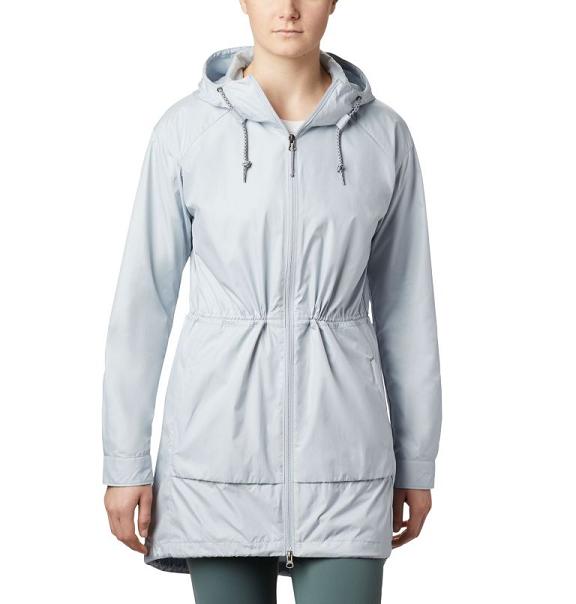 Columbia Sweet Maple Windbreaker Grey For Women's NZ29680 New Zealand